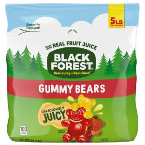 Black Forest Gummy Bears 5lb Resealable Bag